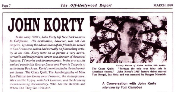John Korty interview